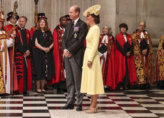 Herzogin Kate und Prinz William an den Feierlichkeiten. Herzogin Kate