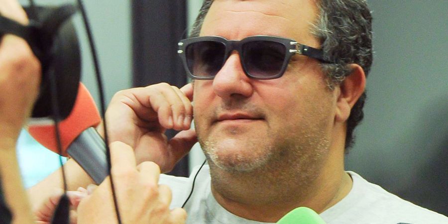 Spielerberater Mino Raiola bei einer Pressekonferenz im Jahr 2016.