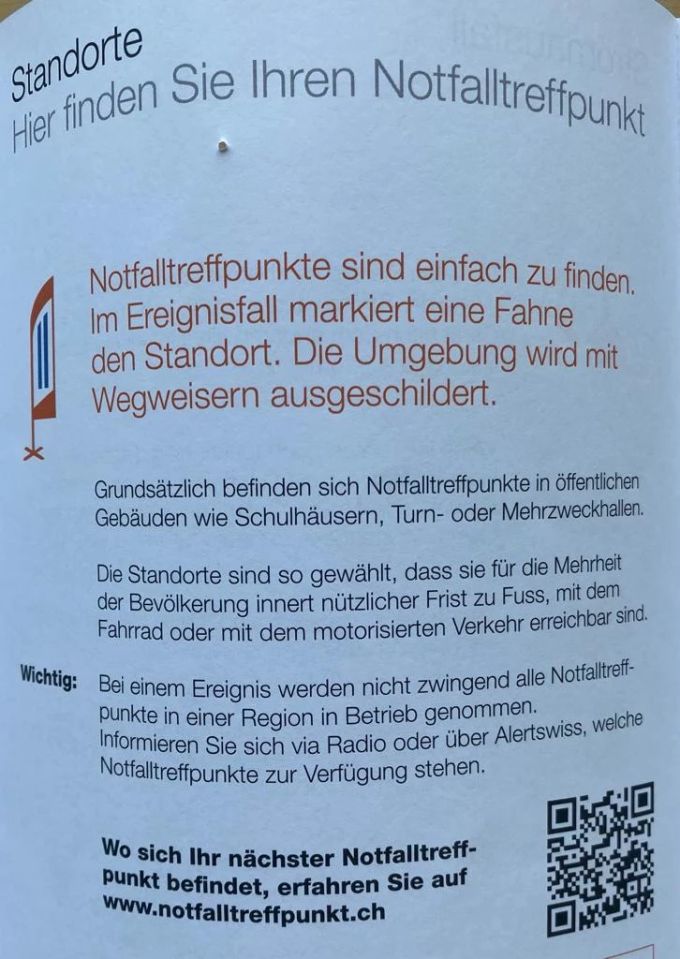 Notfall-Broschüre Kanton Bern