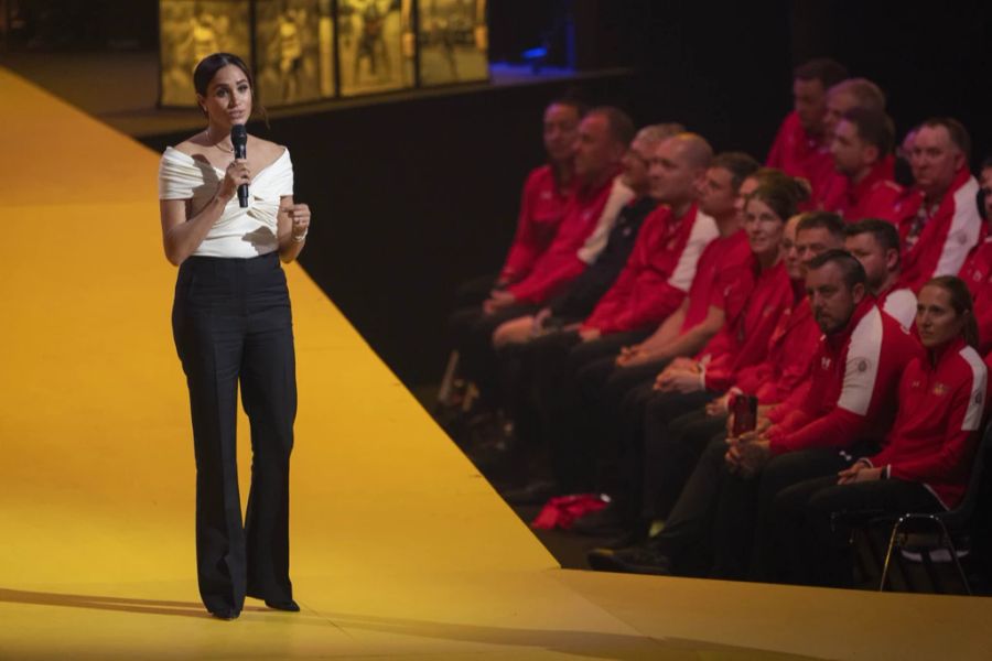 Meghan hielt eine Rede bei der Eröffnungszeremonie.