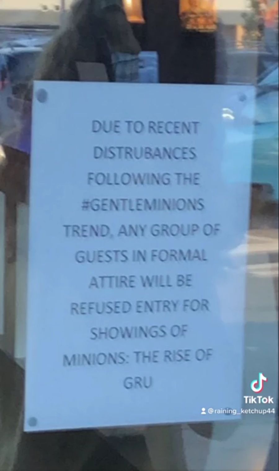 «Gentleminions» ist es in gewissen britischen Kinos verboten, eine Vorstellung zu besuchen.
