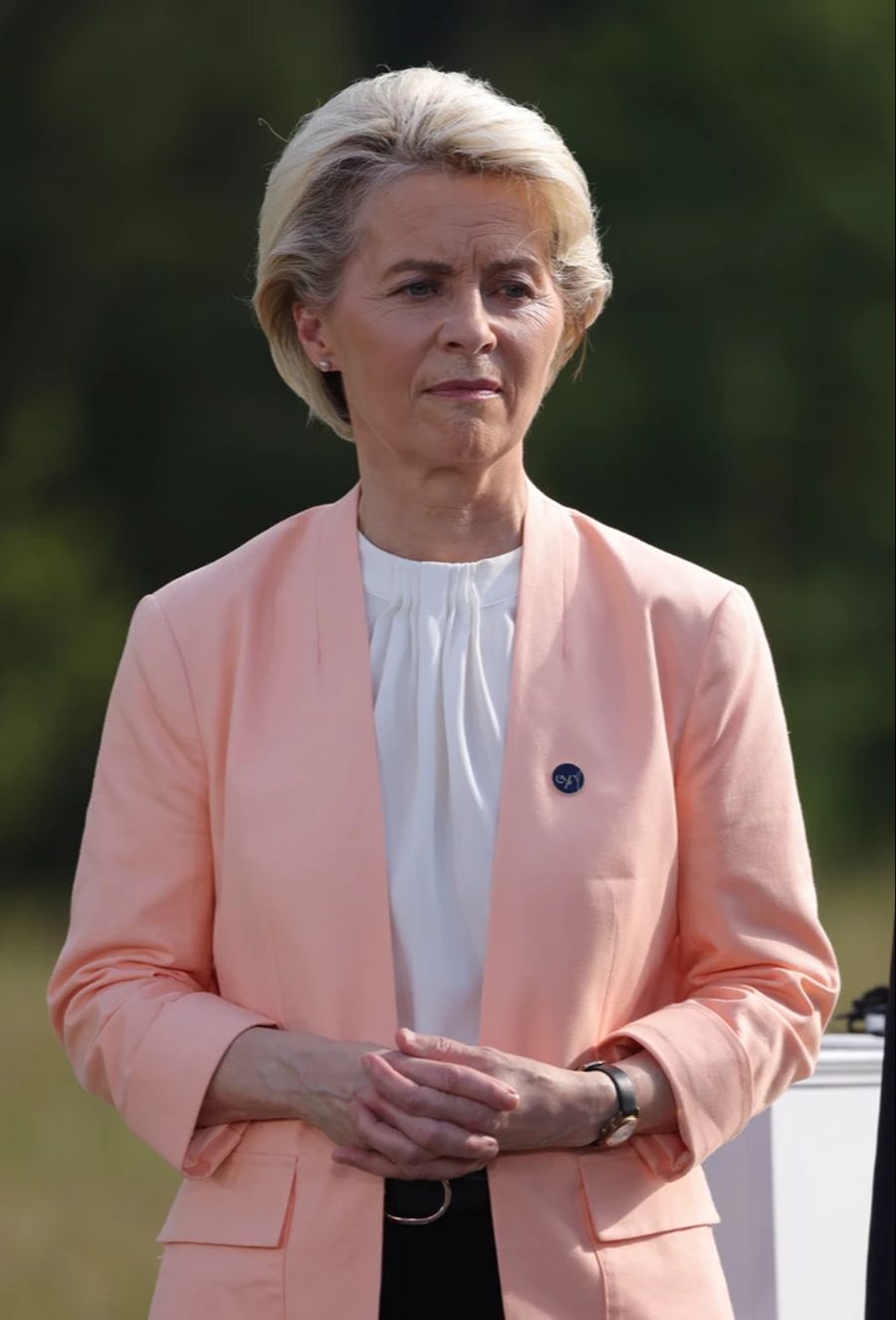 Ursula von der Leyen am G7-Gipfel auf Schloss Elmau.