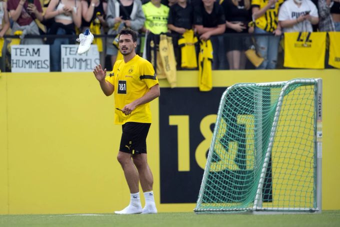 Ist im Training nicht immer gut gelaunt: Mats Hummels. Mats Hummels