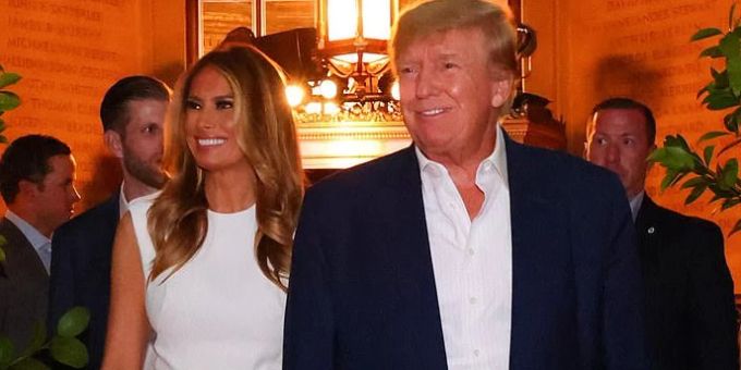 Nach Trauerfeier - So entspannt hat man Melania Trump noch nie gesehen