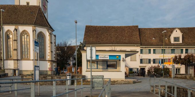 Die Schiffstation Meilen ZSG. Die Schiffstation Meilen ZSG.