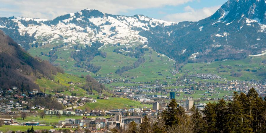 Die Gemeinde Morschach im Kanton Schwyz.