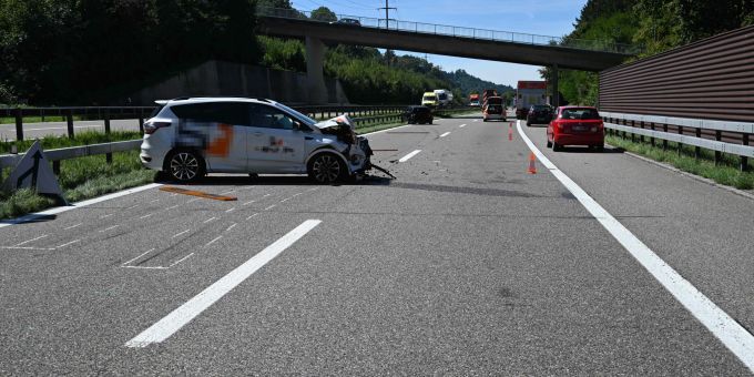 Rorschacherberg: Auffahrunfall auf Autobahn Rorschacherberg: Auffahrunfall auf Autobahn