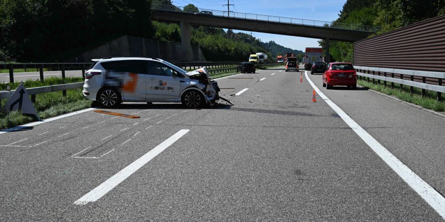 Rorschacherberg: Auffahrunfall auf Autobahn