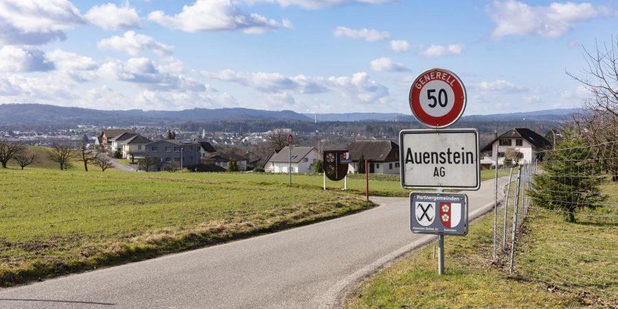 Auenstein ist stark ländlich geprägt.