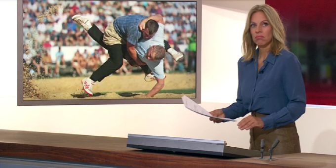 «Live halt» - «Tagesschau»-Star Andrea Vetsch steht auf dem Schlauch