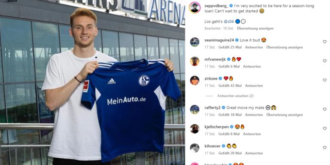 Sepp van den Berg wechselt leihweise zum FC Schalke 04. fc schalke 04