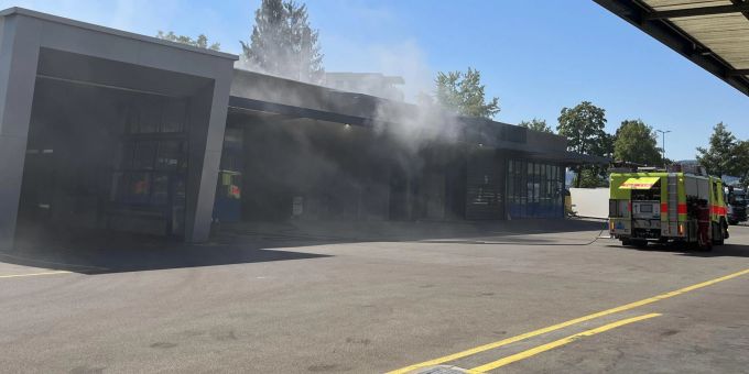 Brand in Gewerbebetrieb Brand in Gewerbebetrieb