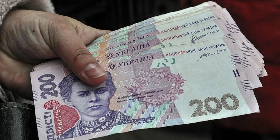 Ukrainische Währung Hrywnja