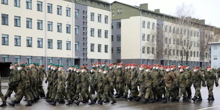 Bundeswehrsoldaten in Litauen
