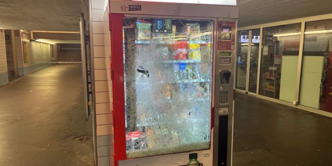 Rapperswil-Jona: Beschädigter Selecta – Automat Rapperswil-Jona: Beschädigter Selecta – Automat