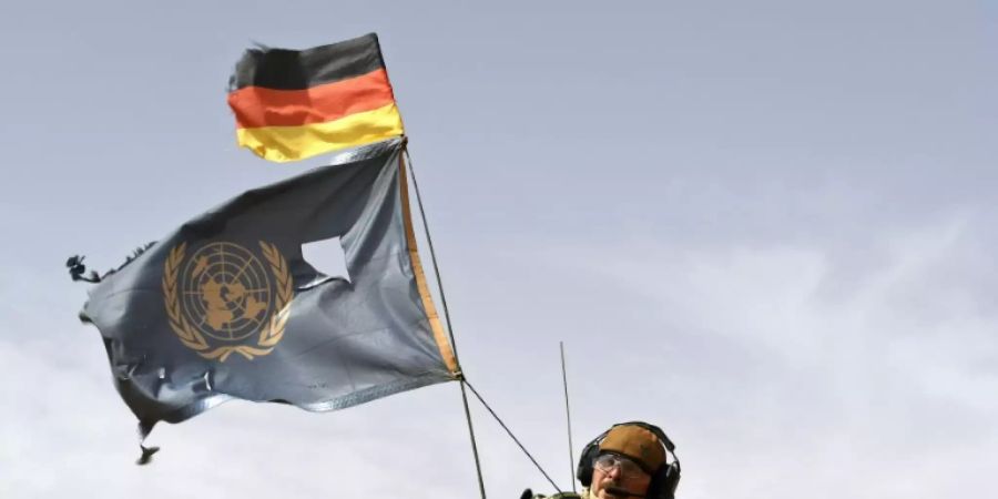 Deutscher Bundeswehrsoldat bei UN-Einsatz in Mali