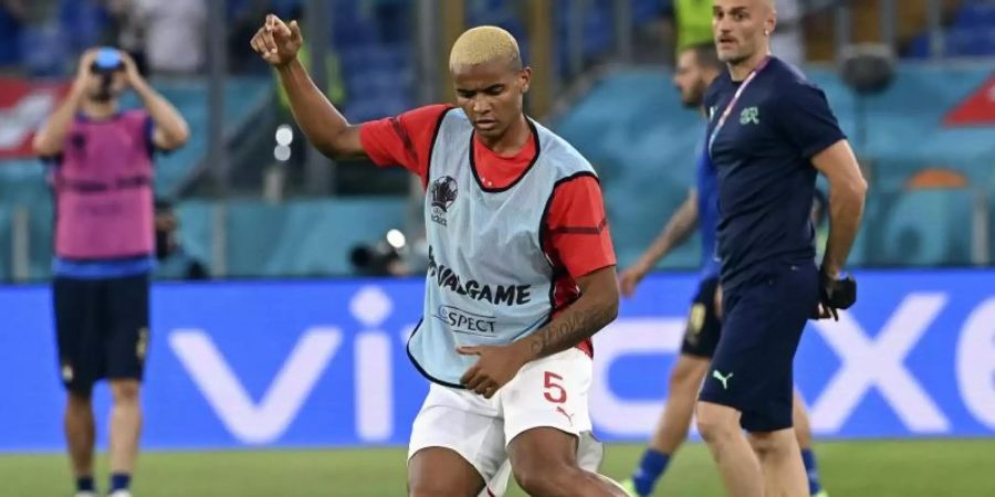 Manuel Akanji ist mit der Schweiz gegen die Türkei gefordert. Foto: Andreas Solaro/AFP POOL/AP/dpa