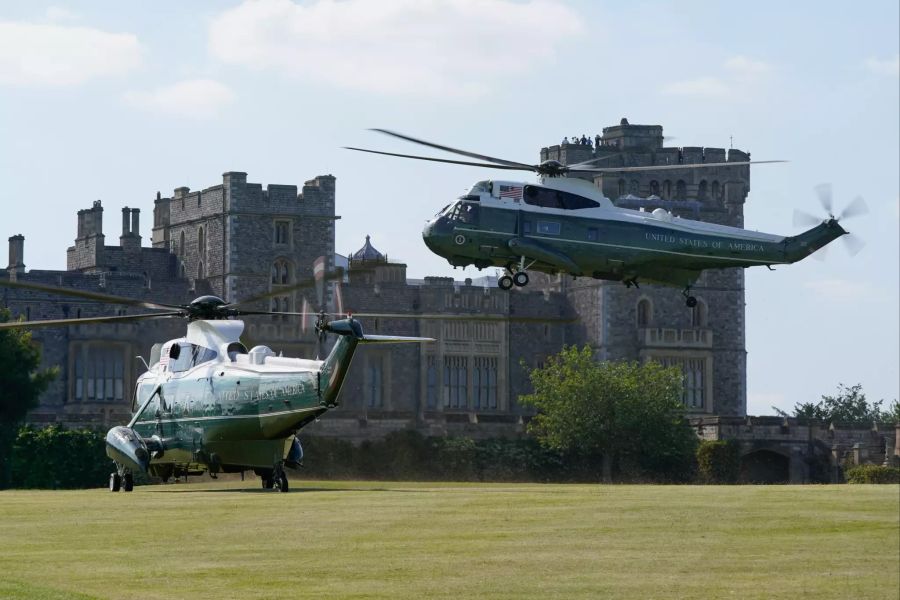 US-Präsident Biden trifft die Queen auf Schloss Windsor