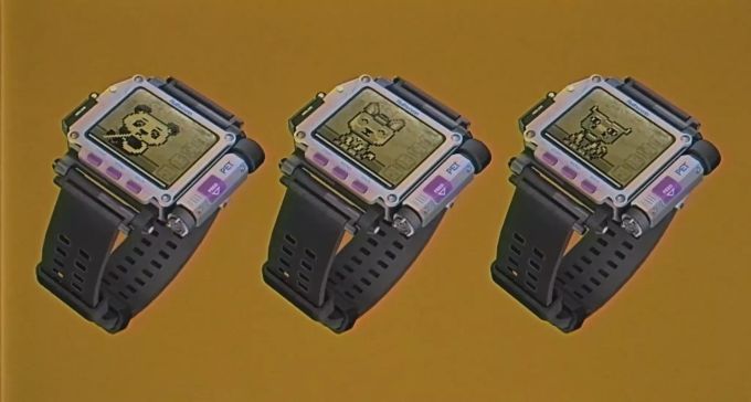 Drei verschiedene Tomogunchi-Haustiere. call of duty tamagotchi