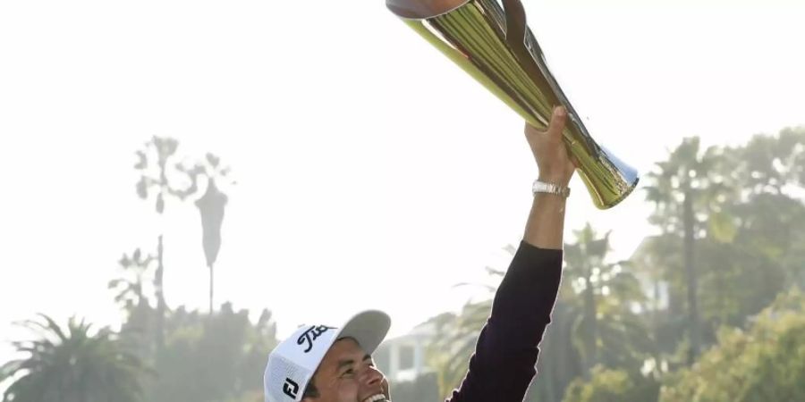 Adam Scott hat das PGA-Turnier in Pacific Palisades gewonnen. Foto: Ryan Kang/AP/dpa