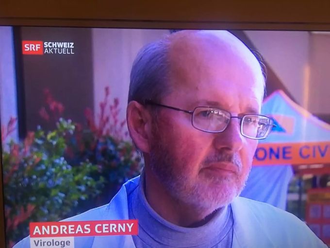Der Arzt erklärte bei Schweiz aktuell seine Sicht der aktuellen Lage sehr neutral und unaufgeregt. Andreas Cerny