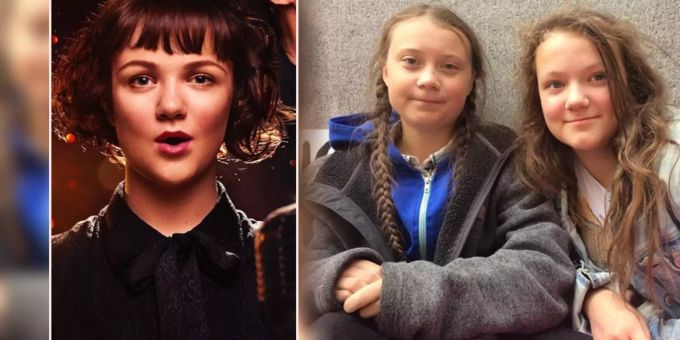 In Musicals - Klima-Gretas kleine Schwester startet als Sängerin durch