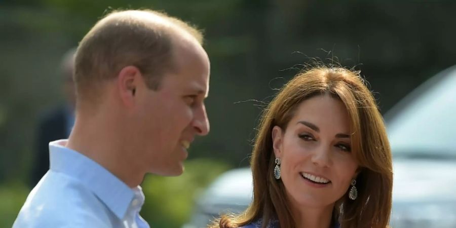 Prinz William und seine Frau Kate