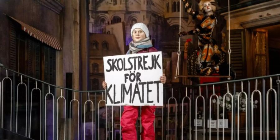 Die Wachspuppe von Greta Thunberg