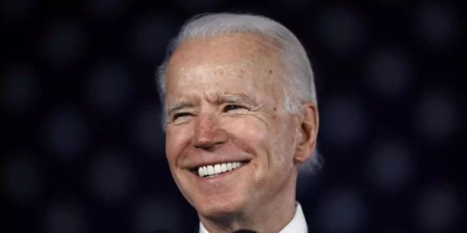 Präsidentschaftskandidat der US-Demokraten und Ex-Vizepräsident Joe Biden. Joe Biden Aktienmarkt