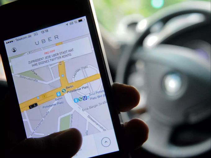 Uber-Taxis werden via App organisiert. Uber
