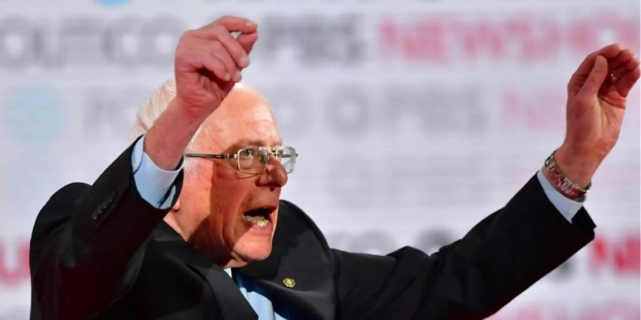 Le candidat à la Maison Blanche Bernie Sanders, lors d'un débat pour la primaire démocrate organisé à Los Angeles le 19 décembre 2019