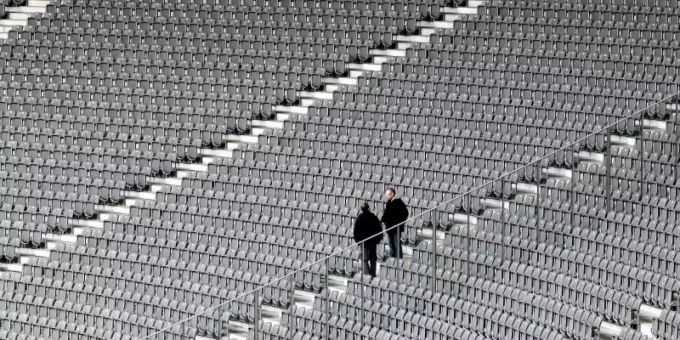 Künftig könnte es in allen Stadien so aussehen. Karpaty Lwiw