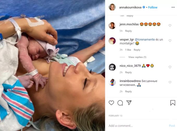 Anna Kournikowa zeigt sich stolz mit Töchterchen Mary (Russisch: Masha). anna kournikova