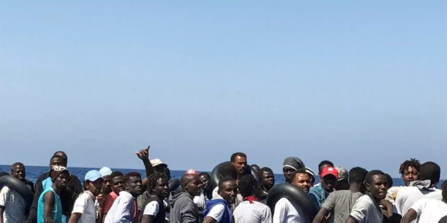 Flüchtlinge im Mittelmeer