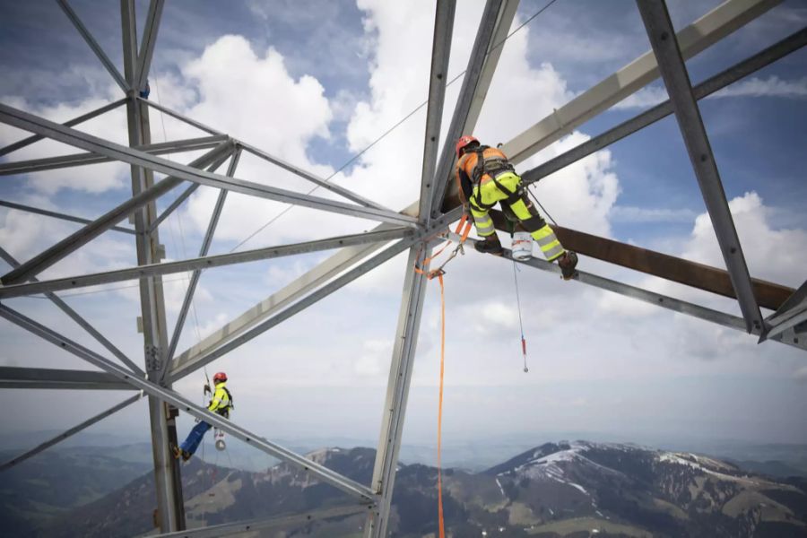 Reperatur Saentisbahn