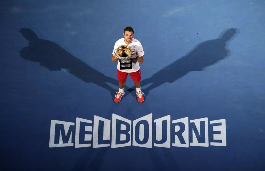 2014 gewann Stan Wawrinka bei den Australian Open seinen ersten Grand-Slam-Titel.