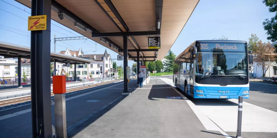 Der Bahnhof der Stadt Rorschach.
