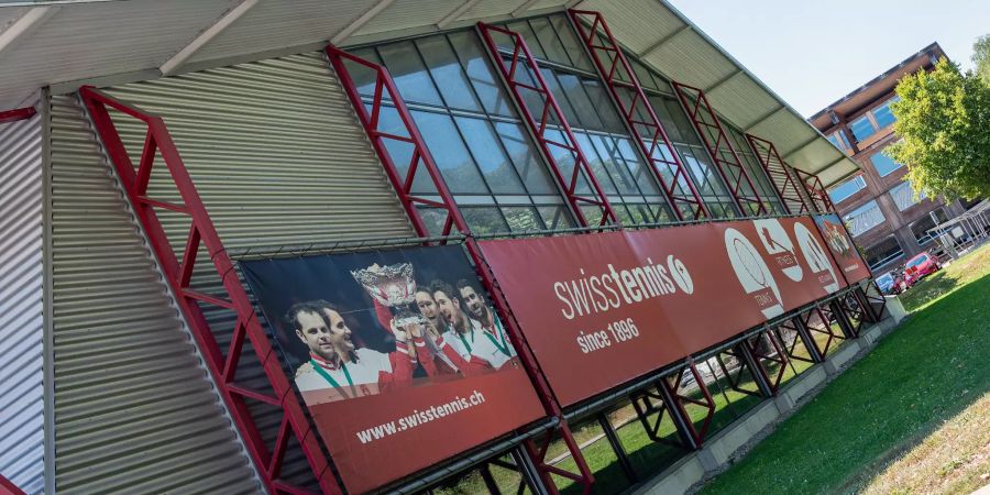 Swiss Tennis an der Roger Federer Allee 1 in Biel.