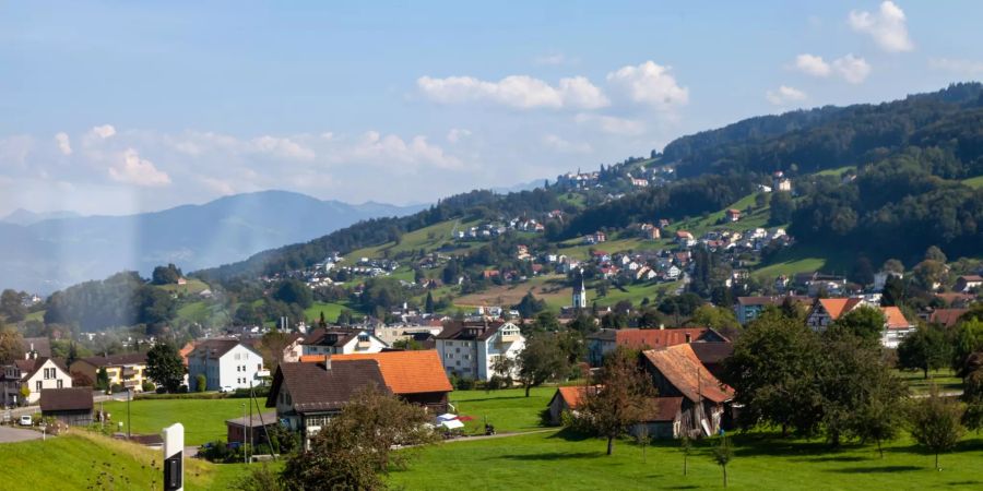 Aussicht über Thal (SG).