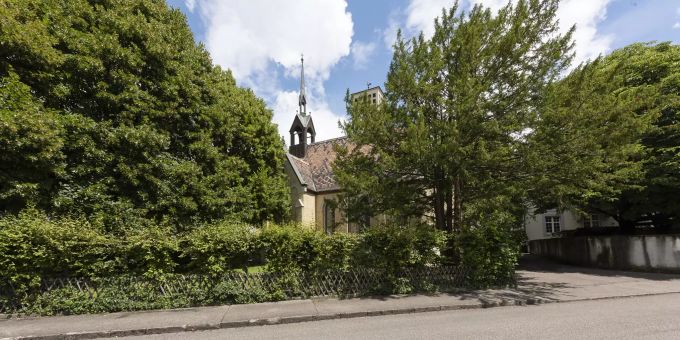 Das Kirchli, die erste reformierte Kirche in Allschwil. Das Kirchli, die erste reformierte Kirche in Allschwil.