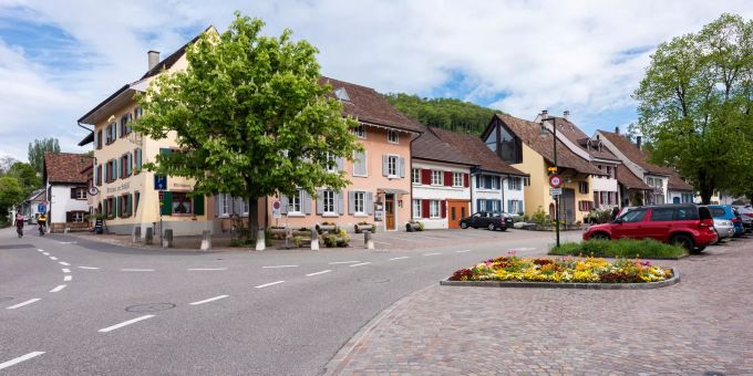 Der Dorfkern der Gemeinde Muttenz. Der Dorfkern der Gemeinde Muttenz.