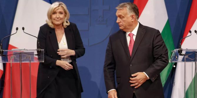 Viktor Orban und Marine Le Pen