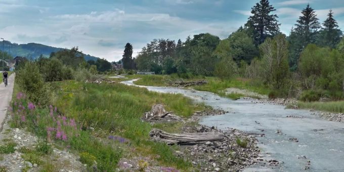 Visualisierung Hochwasserschutzprojekt Rheineck und Thal Visualisierung