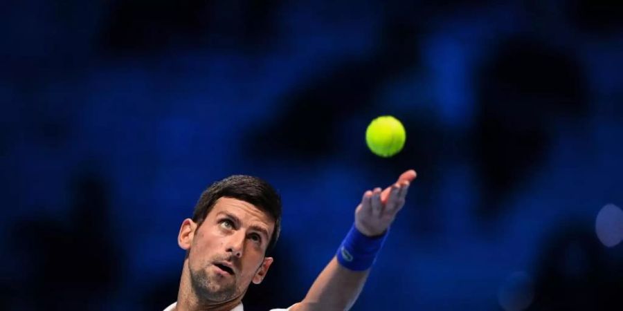 Startete erfolgreich in die ATP Finals in Turin: Novak Djokovic. Foto: Marco Alpozzi/LaPresse via ZUMA Press/dpa