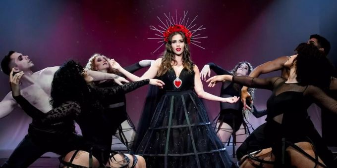 Sarah Engels im Musicalfilm «Die Tänzerin und der Gangster - Liebe auf Umwegen». Sarah Engels im Musicalfilm «Die Tänzerin und der Gangster - Liebe auf Umwegen».