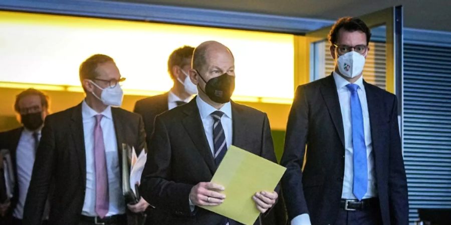 Scholz nach Beratungen mit den Ländern