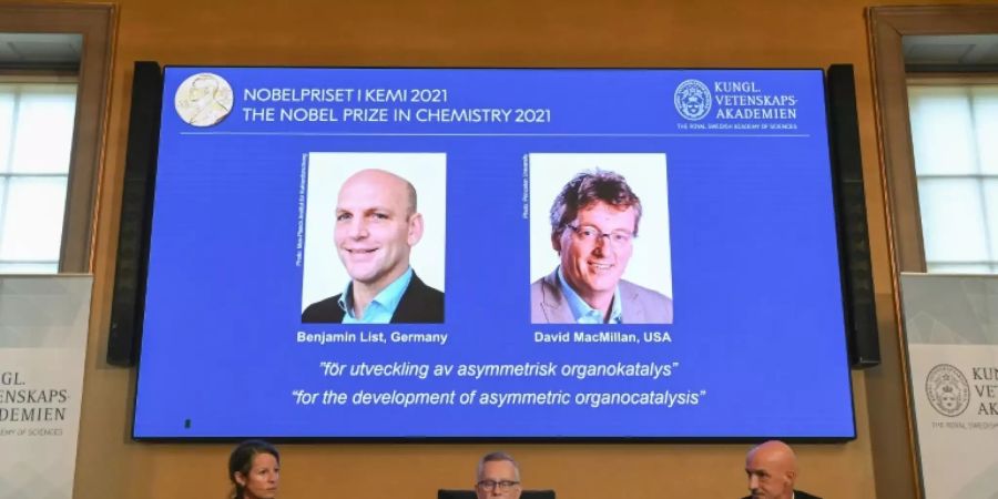 Die Bekanntgabe des Chemie-Nobelpreises