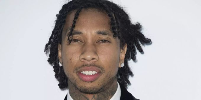 Rapper Tyga wurde wegen häuslicher Gewalt verhaftet. Foto: Arthur Mola/Invision/AP Tyga