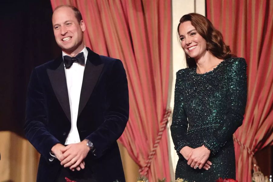 Kate Middleton und Prinz William bei dem Anlass in der Royal Hall