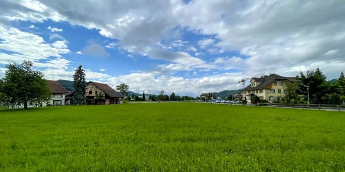 Aussicht in Dagmersellen. Aussicht in Dagmersellen.
